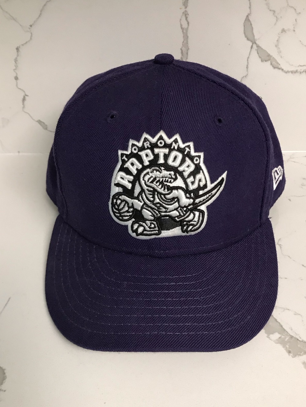 New Era 59 Fifty Toronto Raptors Dark Purple Fitted Hat 7 1/2